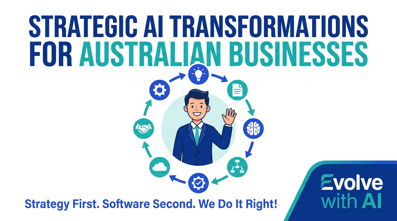Evolve With AI strategic AI transformations for Australian businesses — strategy first software second